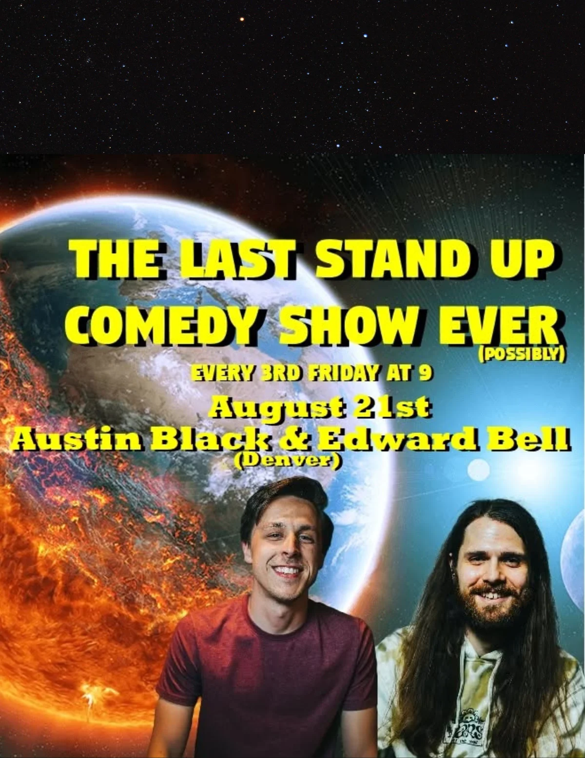 Poster for The Last Stand Up Comedy Show Ever