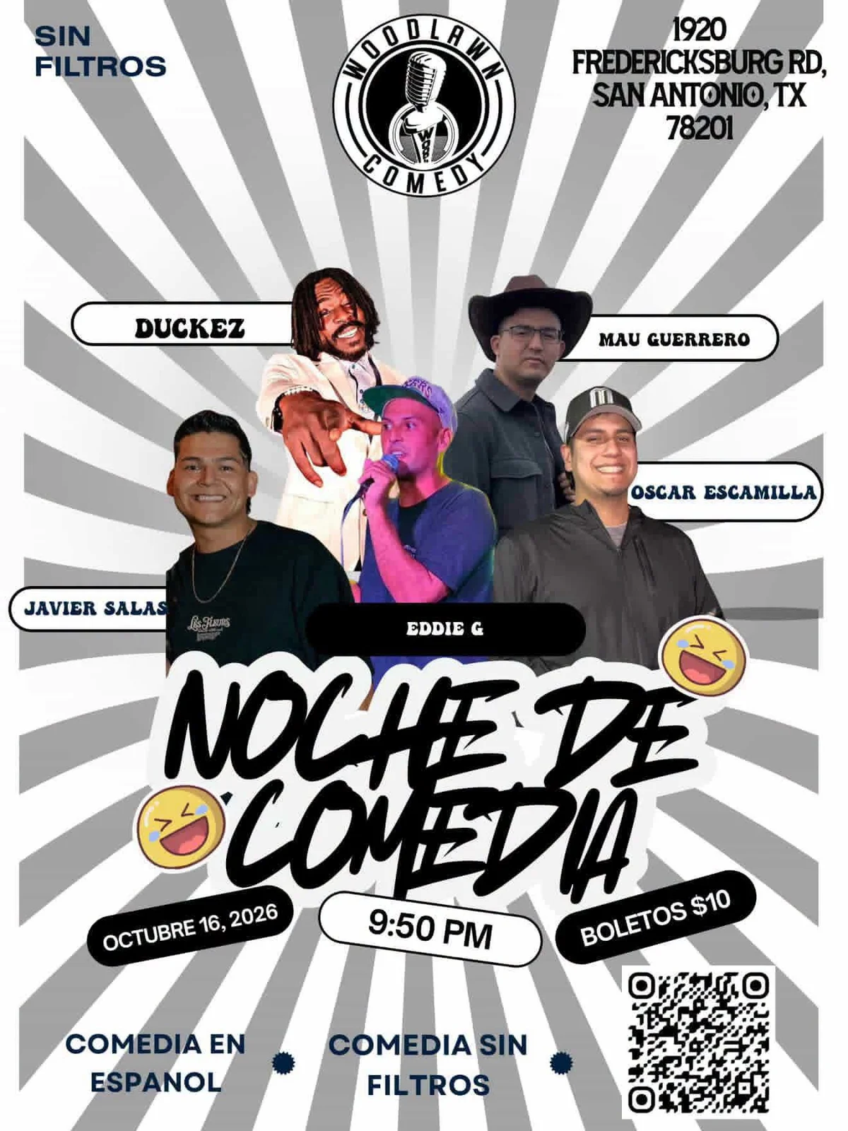 Poster for Noche De Comedia En Woodlawn Comedy