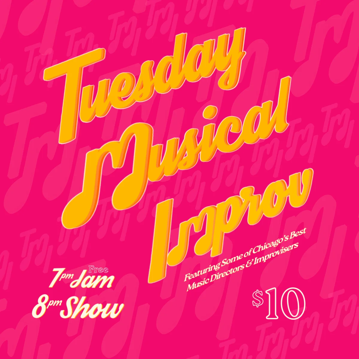 Poster for Tuesday Musical Improv