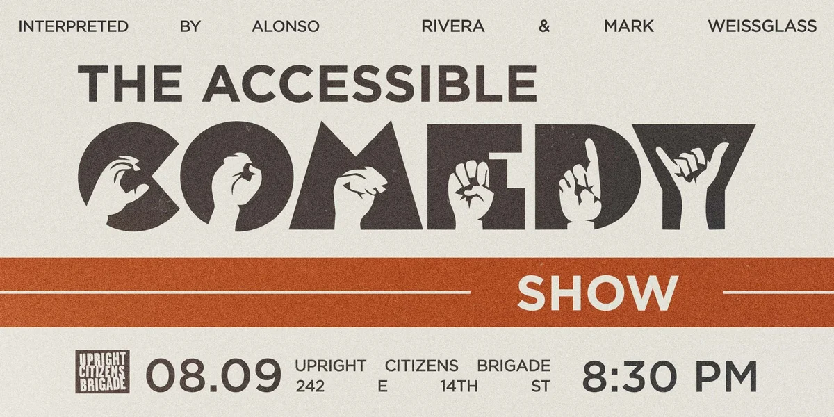 Poster for The Accessible Comedy Show