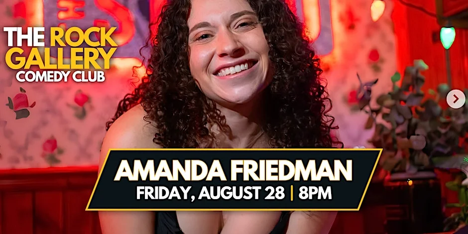 Poster for Amanda Friedman Comedy Show