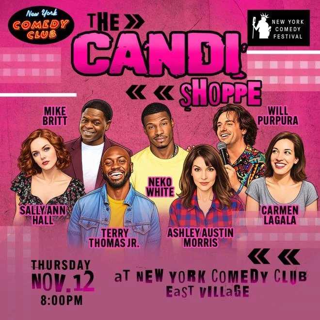 Poster for Candi Shoppe Presented by the New York Comedy Festival