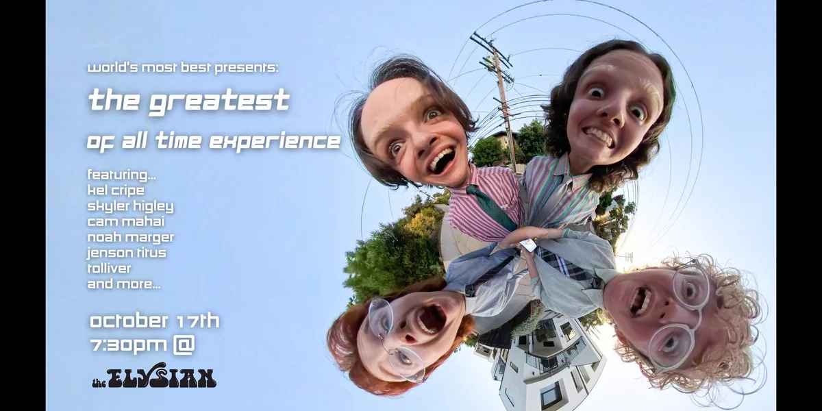 Poster for World's Most Best Presents: The Greatest of All Time Experience