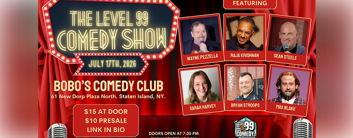 Poster for Level 99 Comedy Show