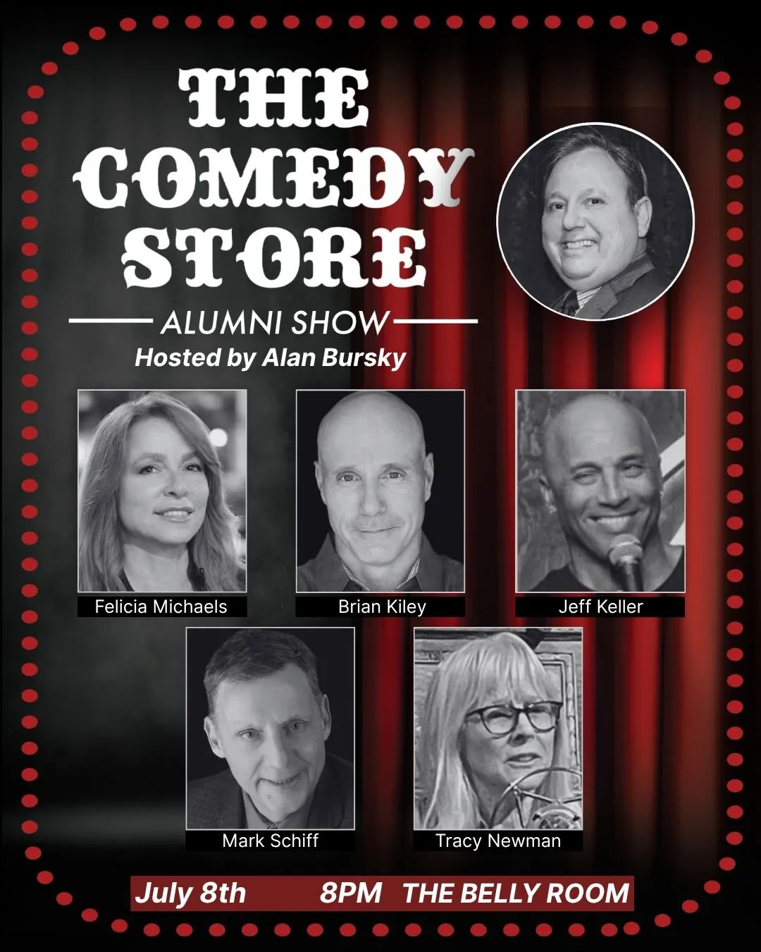 Poster for The Comedy Store Alumni Show