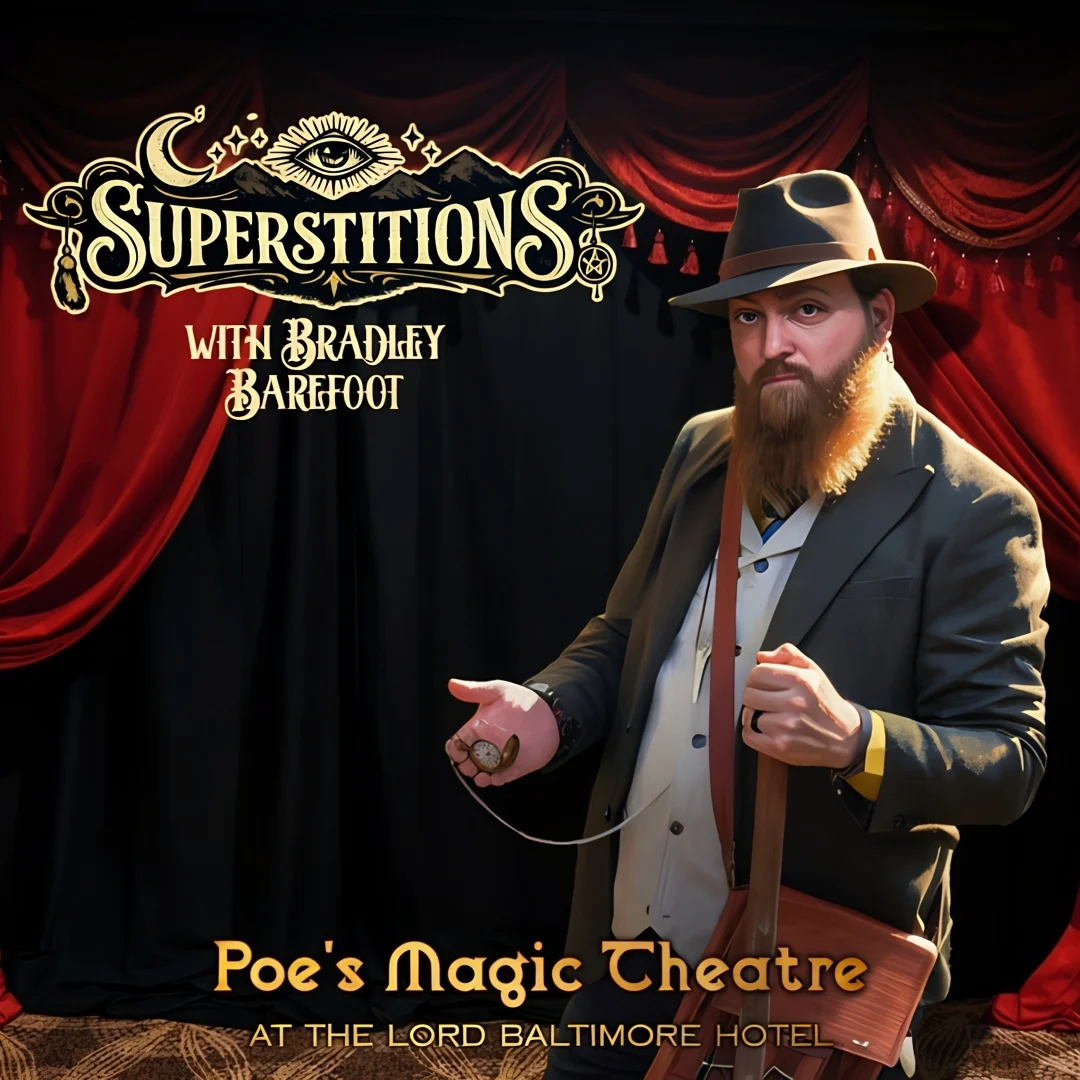 Poster for Bradley Barefoot presents Superstitions