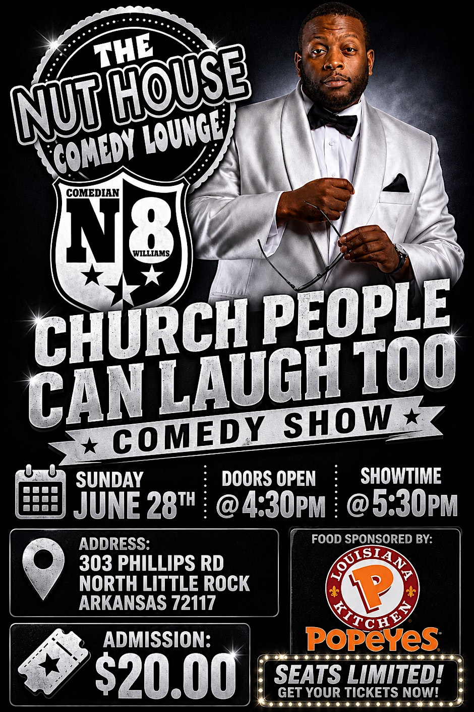Poster for CHURCH PEOPLE CAN LAUGH TOO!