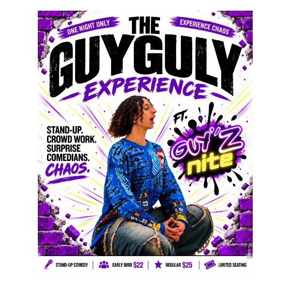 Poster for GUY'Z NITE COMEDY SHOW
