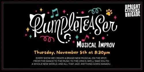 Poster for Rumpleteaser Musical Improv