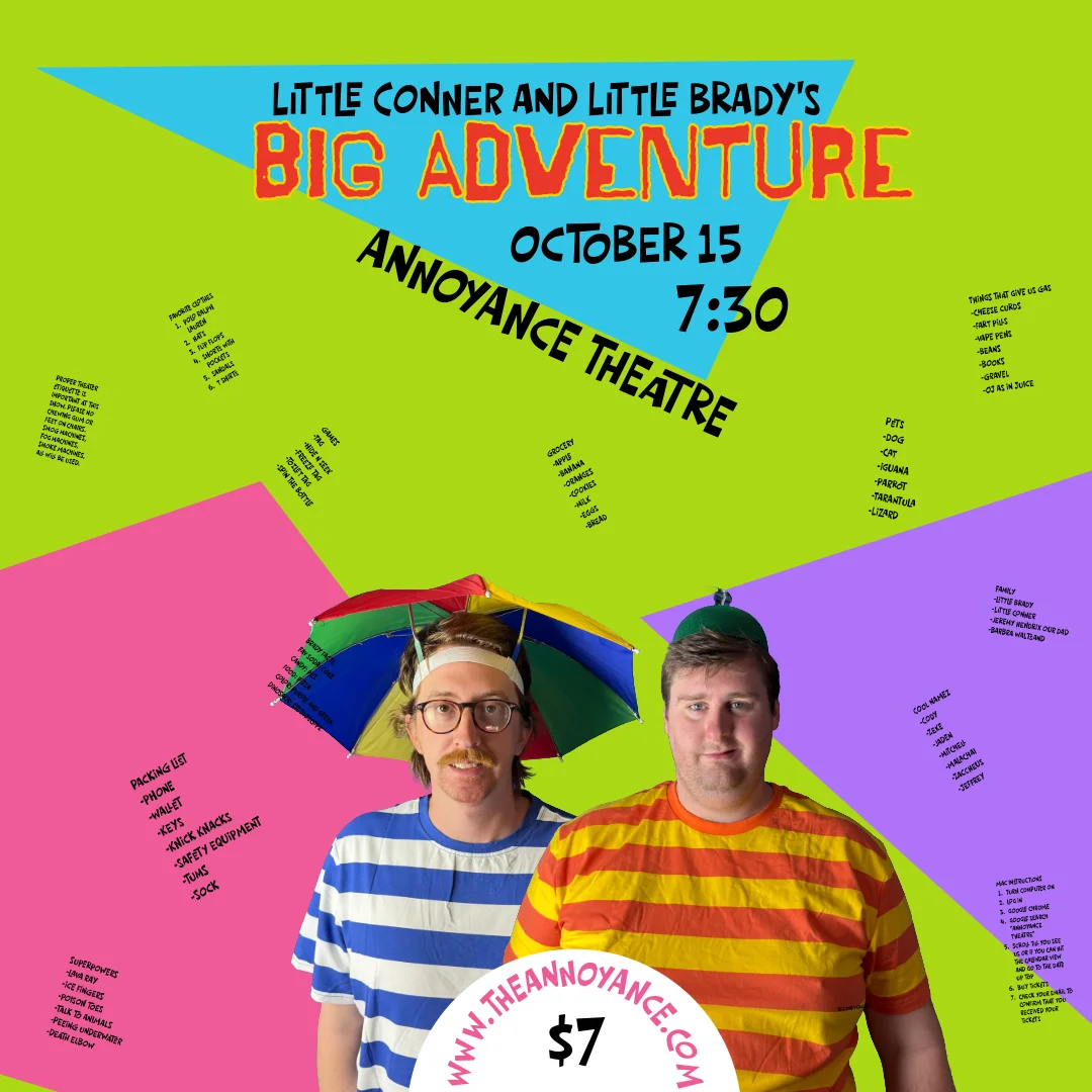 Poster for Little Conner & Little Brady’s Big Adventure
