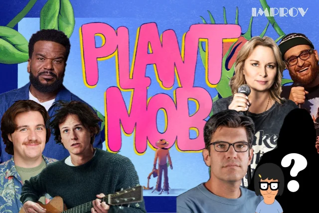 Poster for Plant Mob ft. Craig Robinson, Dan Mintz, Mary Lynn Rajskub, Whitmer Thomas, Hormoz Rashidi, Secret Surprise Guest, Kyle Tomlin, and more TBA