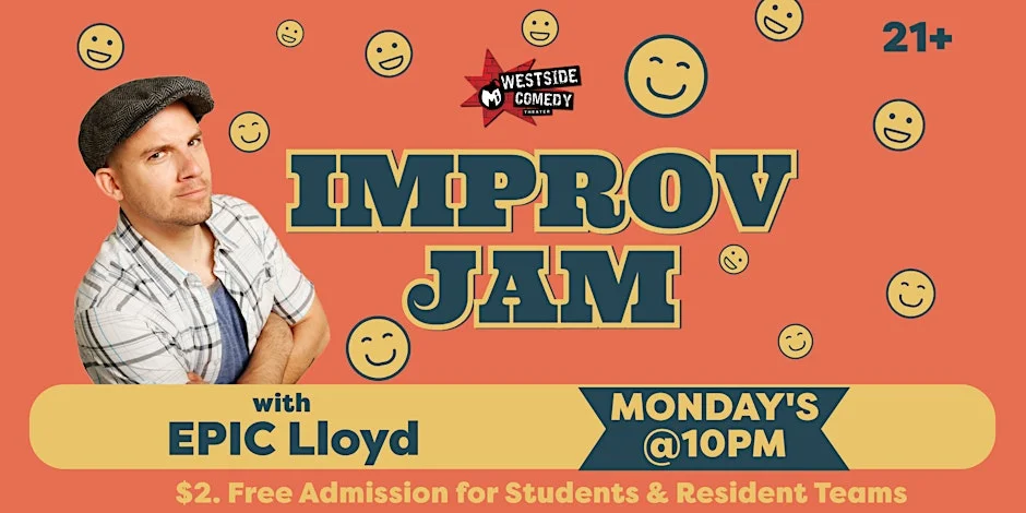 Poster for The Improv Jam!
