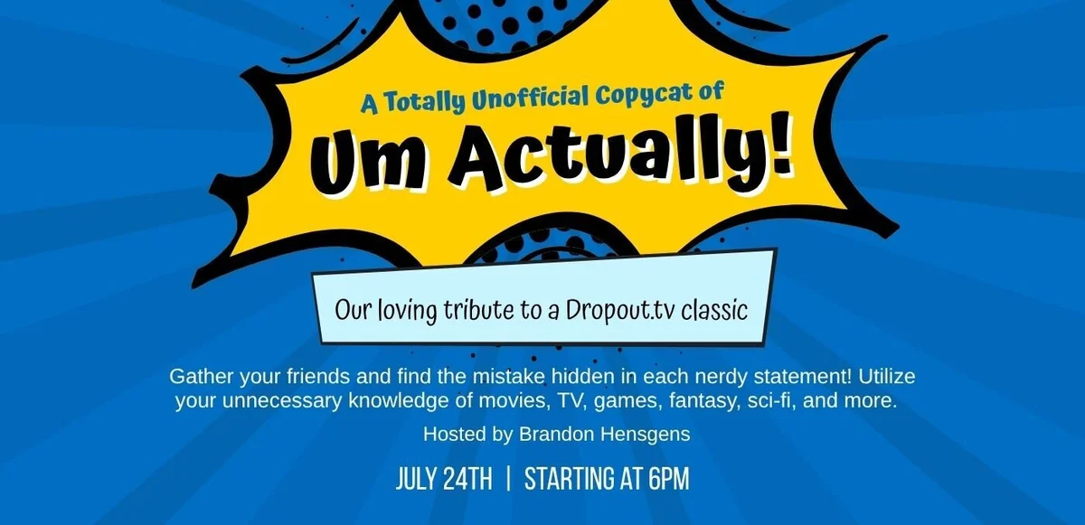 Poster for Uhh Actually! Trivia - Lobby
