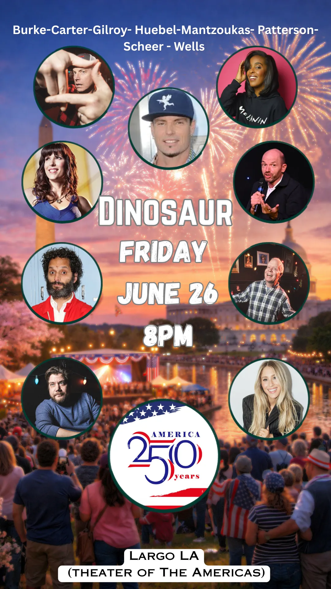 Poster for Dinosaur Improv w/ Paul Scheer