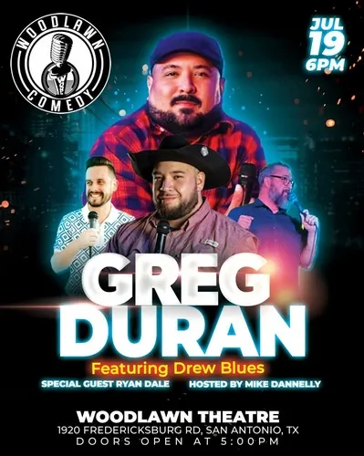 Poster for Greg Duran featuring Drew Blues
