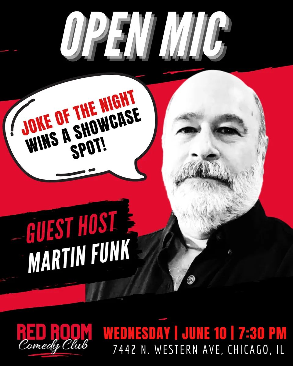 Poster for RED ROOM OPEN MIC