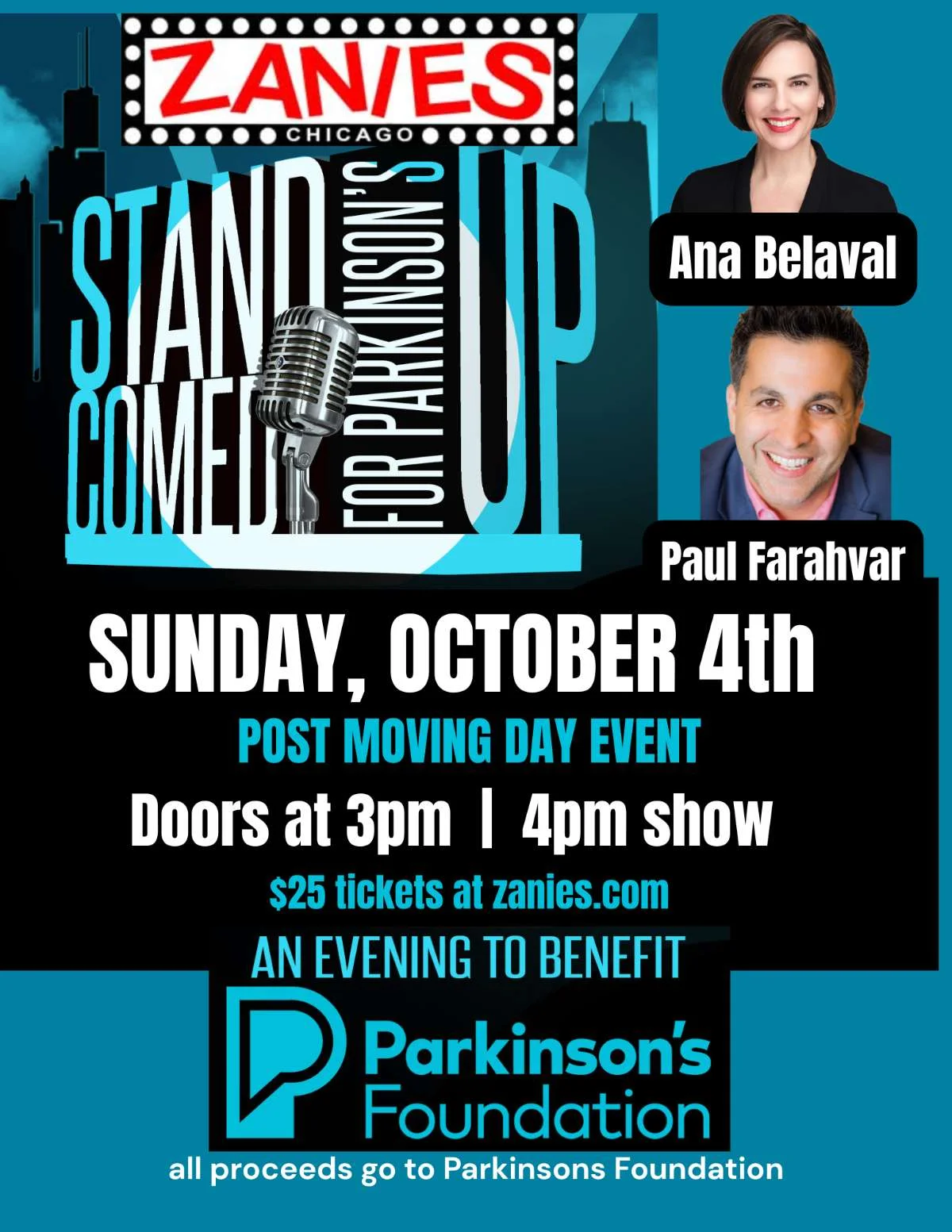 Poster for Parkinson’s Foundation**Special Event**