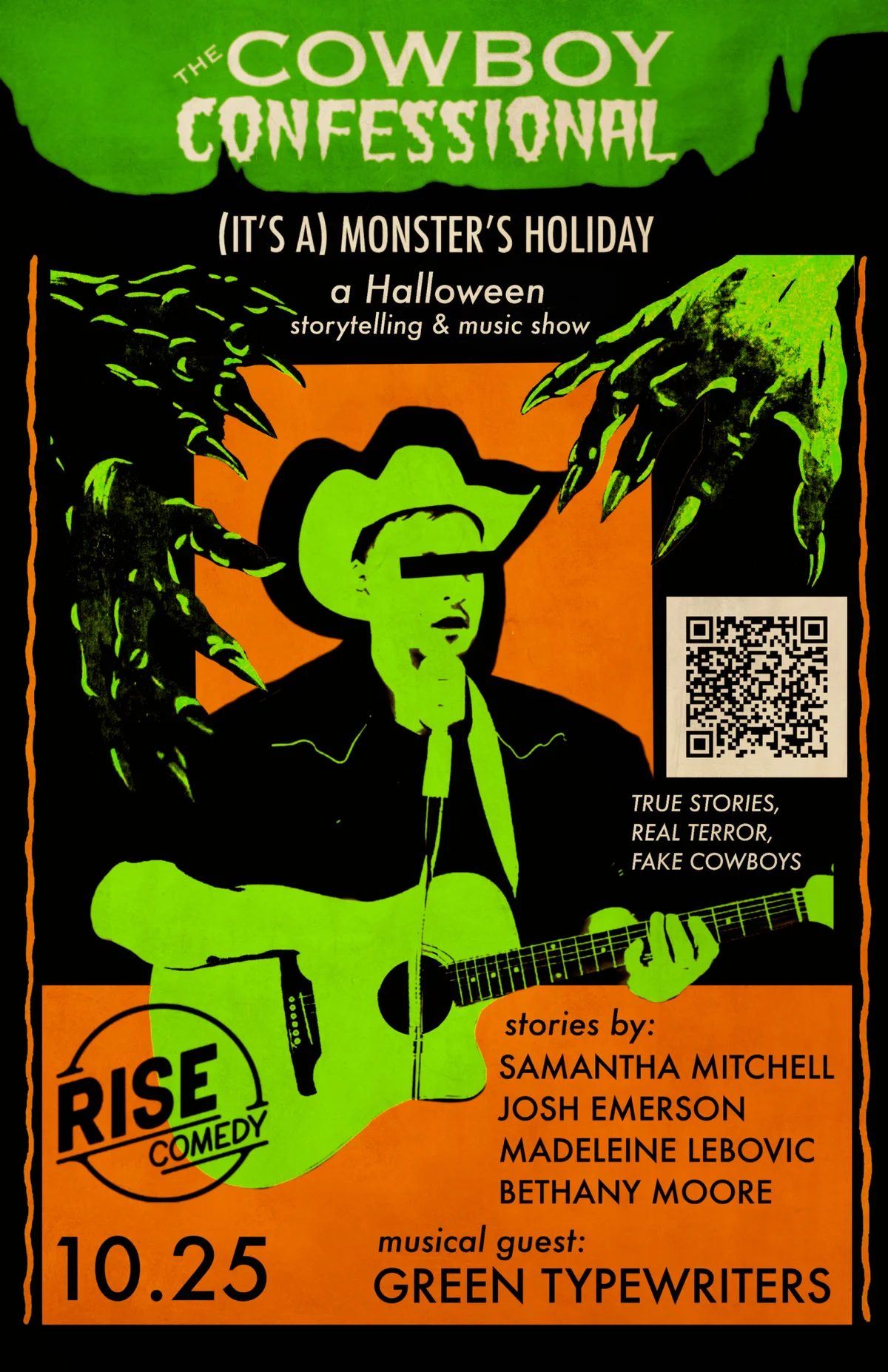 Poster for The Cowboy Confessional: “(It’s A) Monster’s Holiday”