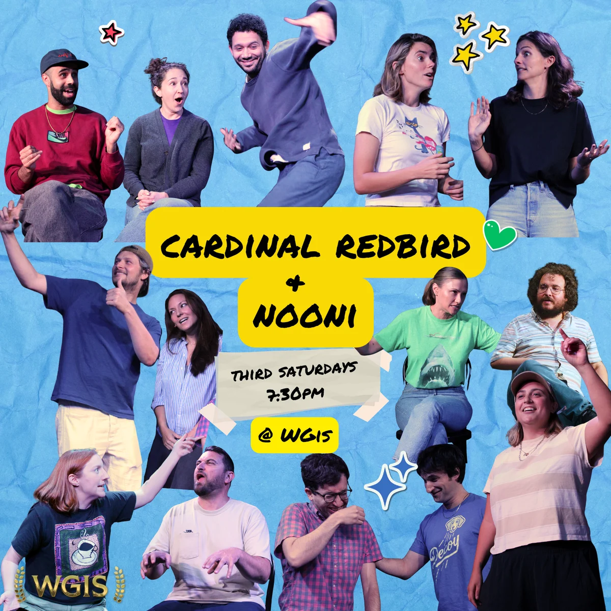 Poster for Cardinal Redbird + Nooni
