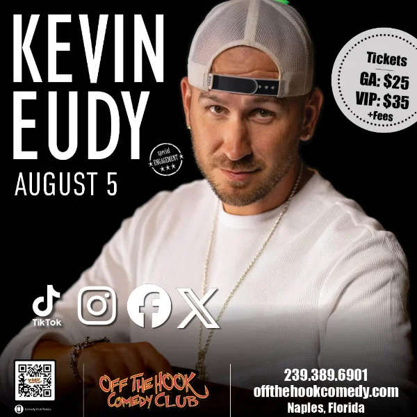 Poster for Officer Kevin Eudy Live Naples, Florida!