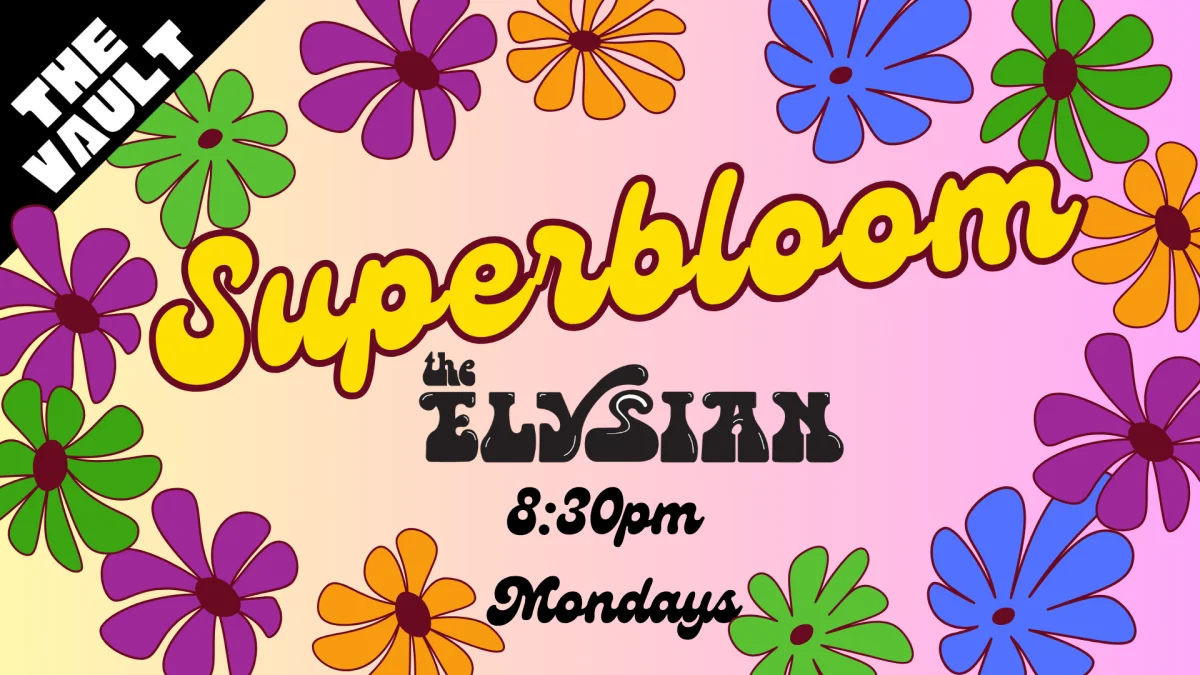 Poster for Superbloom Comedy (The Vault)