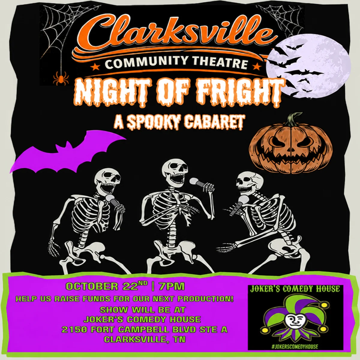Poster for Night of Fright ( A Spooky Cabaret)