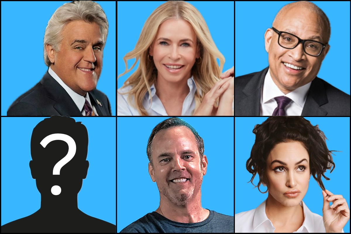 Poster for Legends ft. Jay Leno, Chelsea Handler, Larry Wilmore, Greg Baldwin, Tara Cannistraci and more TBA