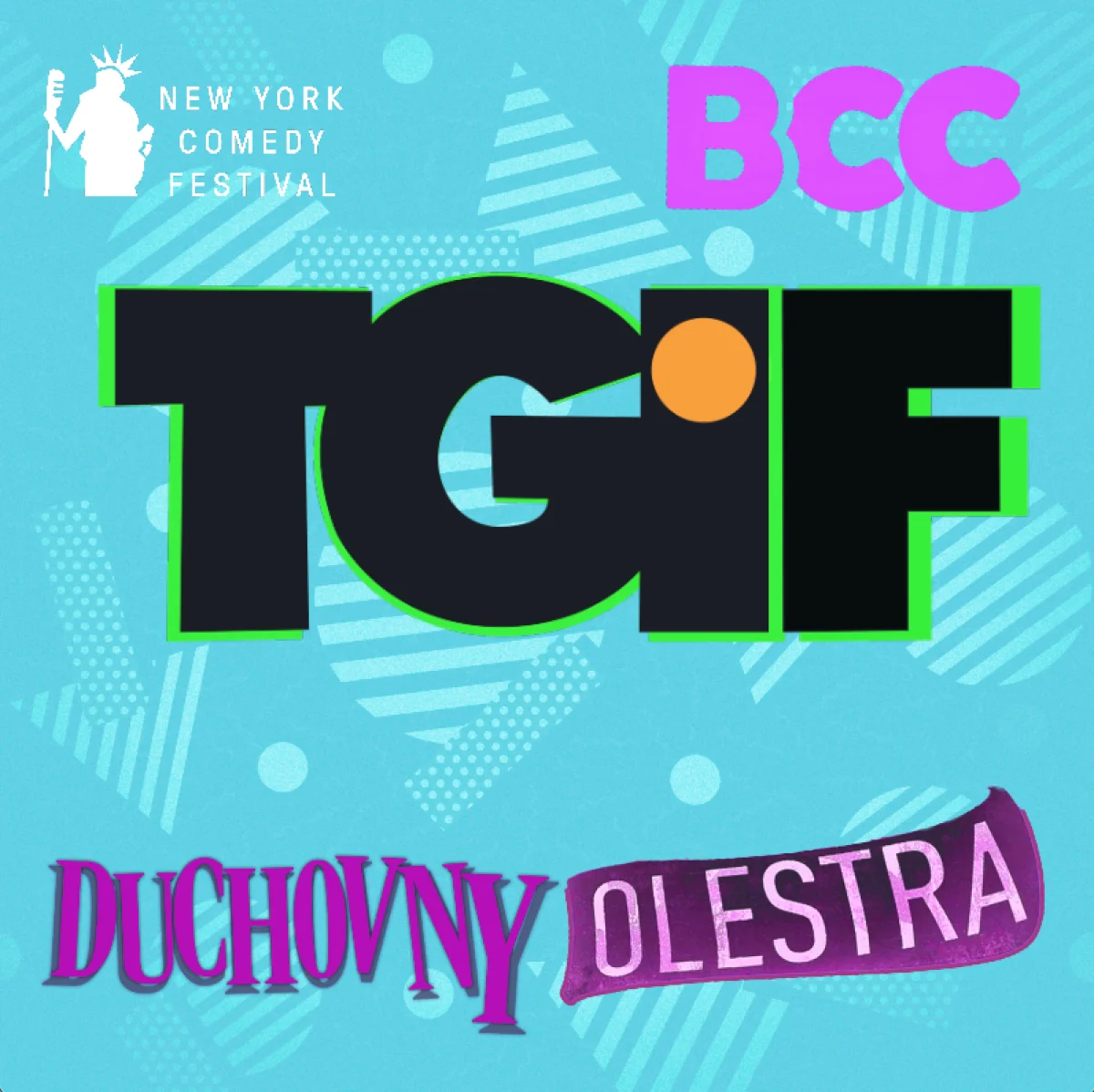 Poster for New York Comedy Festival: TGIF with Duchovny & Olestra