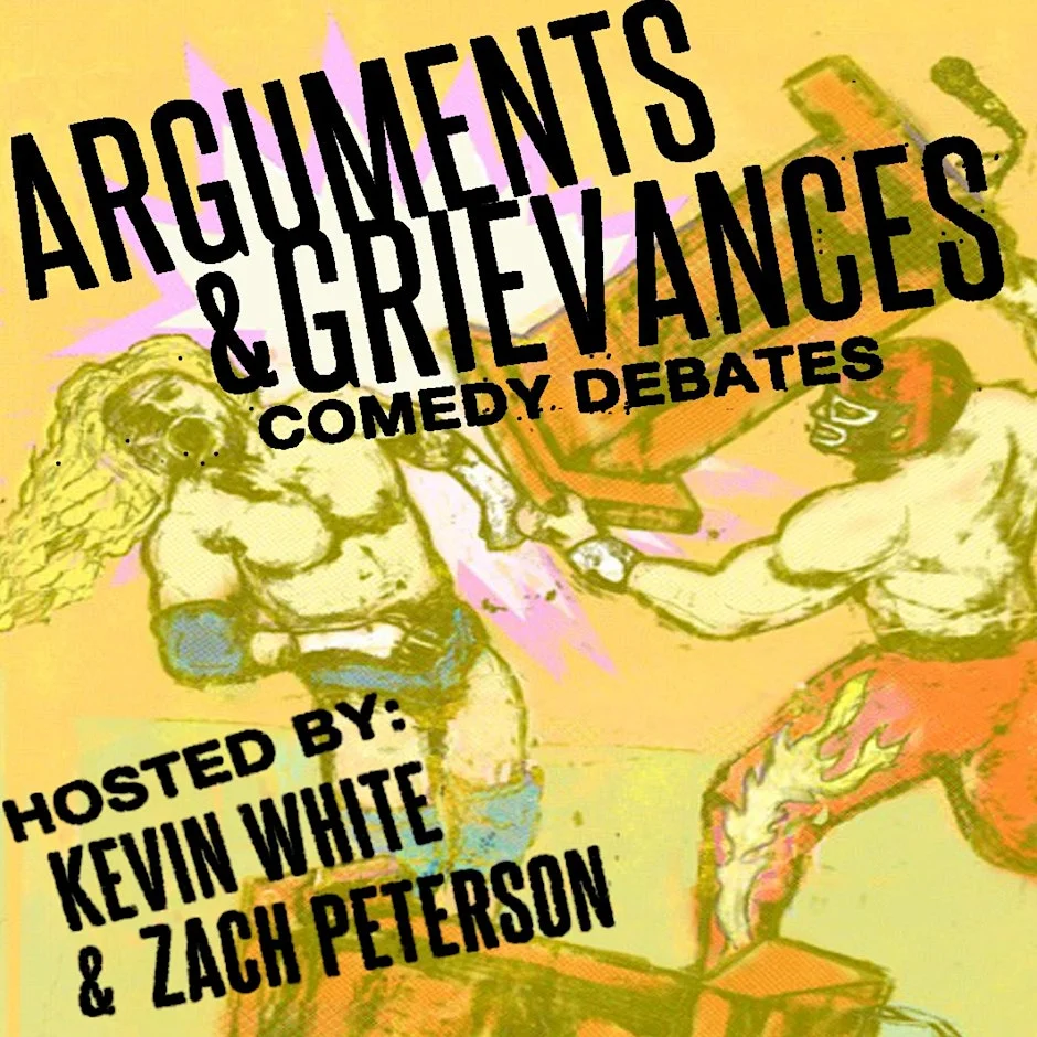 Poster for Arguments & Grievances Comedy Debates