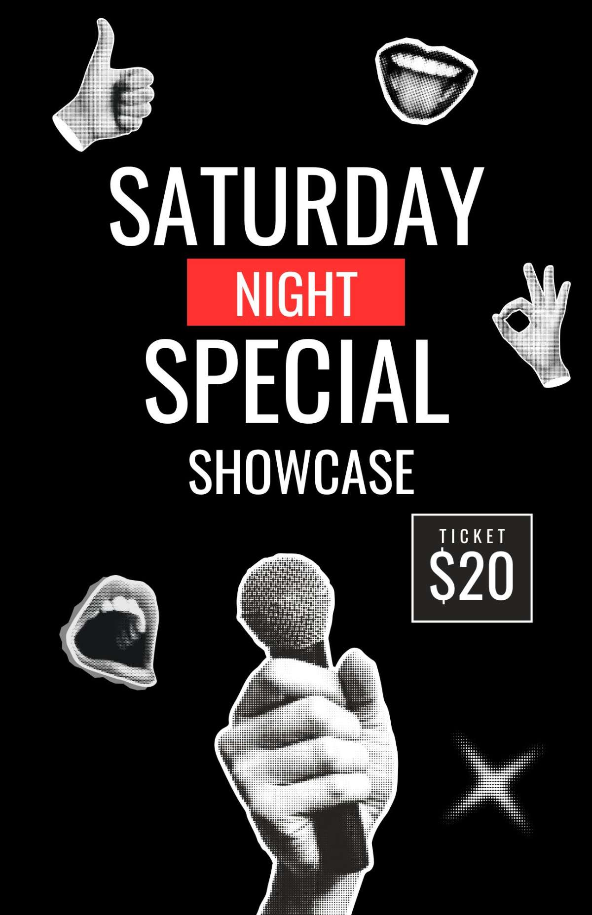 Poster for Saturday Night Special Showcase