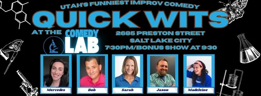 Poster for Quick Wits at the Lab | 7:30 PM
