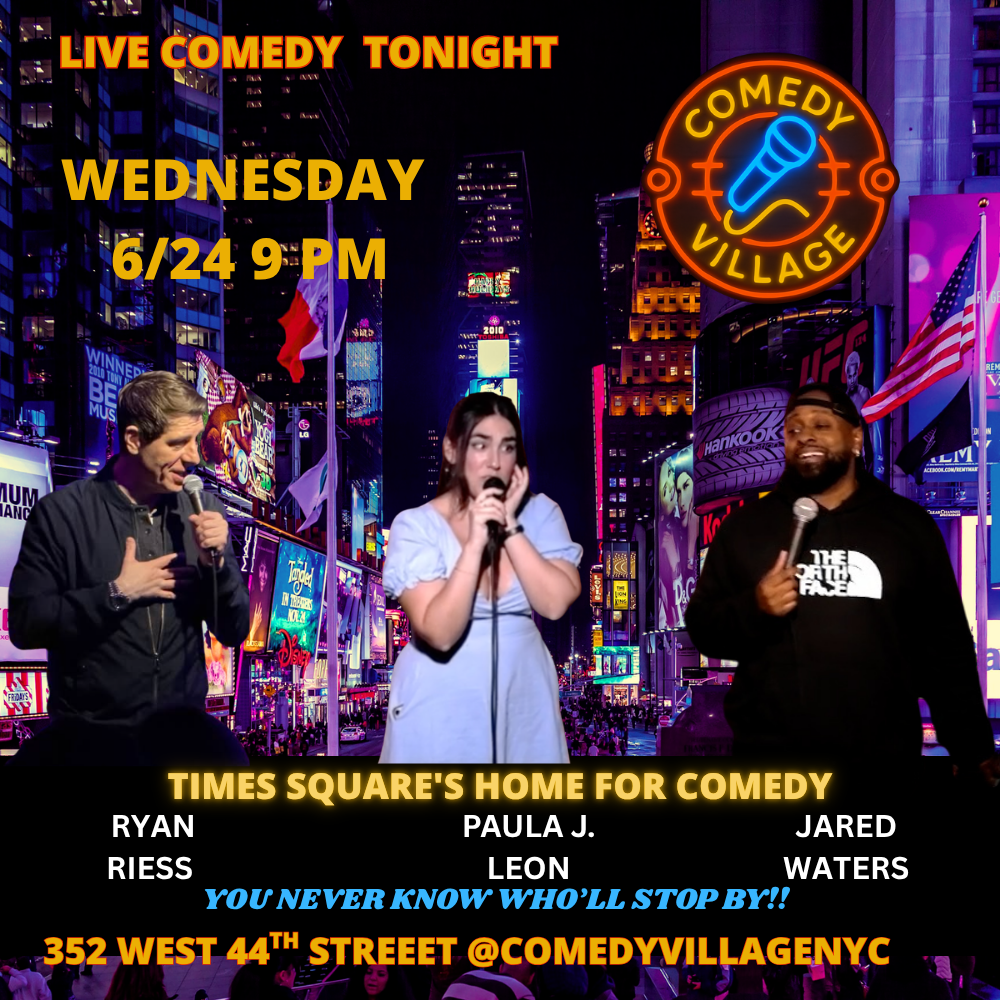Poster for NYC Stand-Up | Wed, June 24th @9 PM