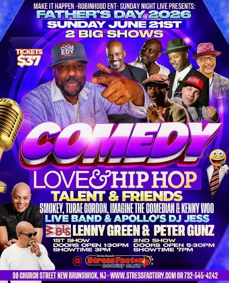 Poster for COMEDY, LOVE, AND HIP HOP- TALENT & FRIENDS!