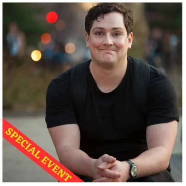 Poster for Special Event ~ Comedian Joe Machi and host Kerry Pollock
