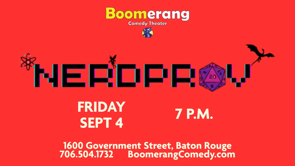 Poster for IMPROV FROM "NERDPROV"