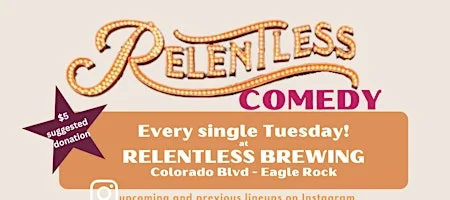 Poster for Relentless Comedy