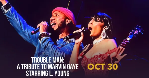 Poster for Trouble Man: A Tribute to Marvin Gaye Starring L. Young