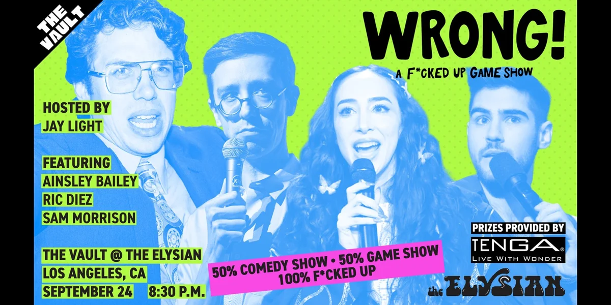 Poster for WRONG! A F*ckeD Up Game Show