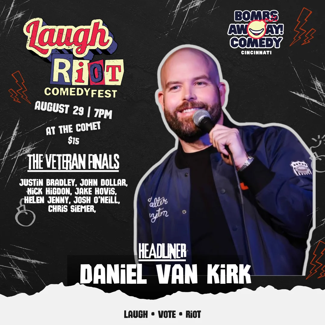Poster for Laugh Riot Comedy Fest | Veteran Finals