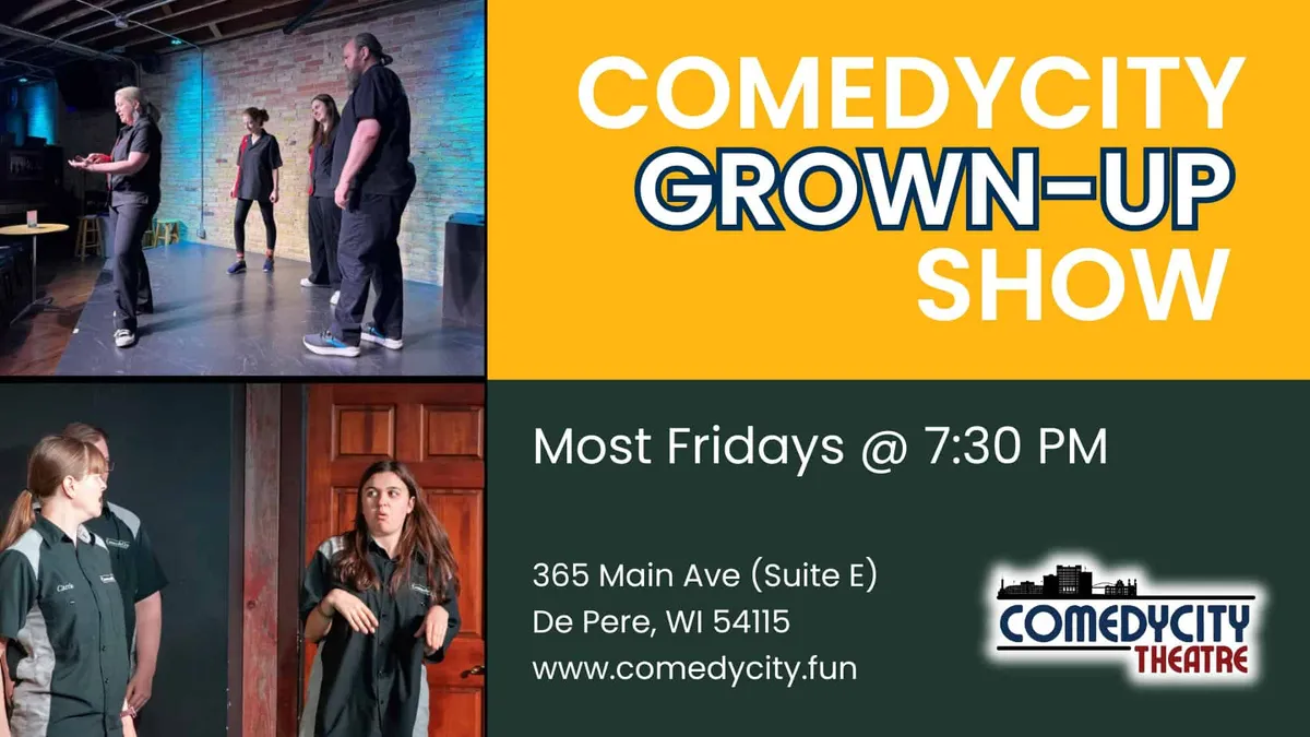Poster for ComedyCity Grown-Up Show – Friday