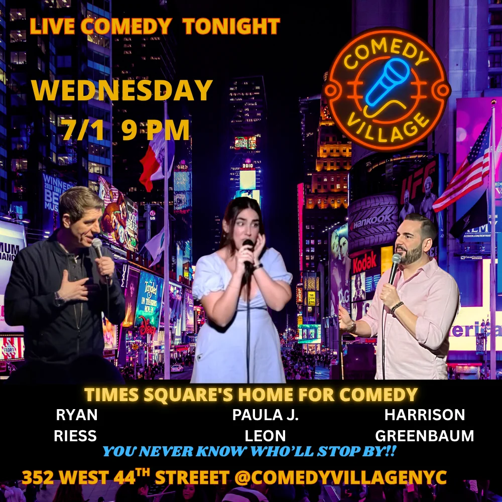 Poster for NYC Stand-Up | Wed, July 1st @9 PM