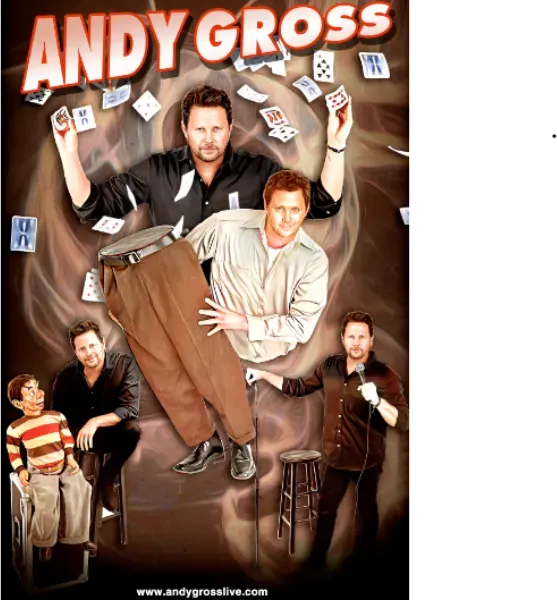 Poster for ANDY GROSS - SPECIAL EVENT - SATURDAY 10/31 @ 7:00PM