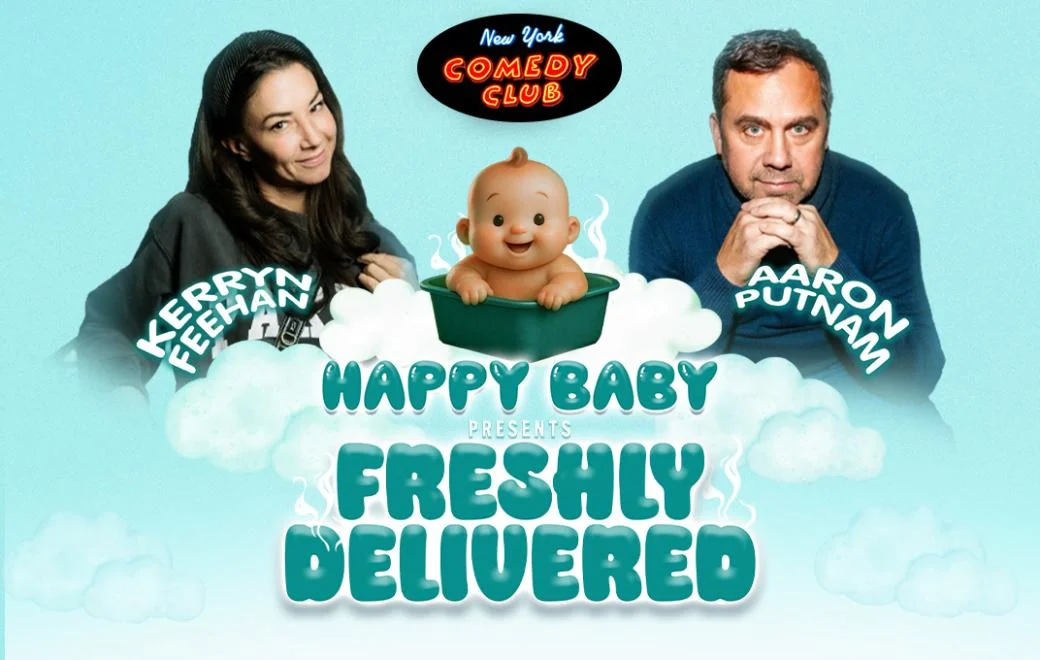 Poster for Freshly Delivered w/ Aaron Putnam, Dan Docimo, Tim Smith, Jason King, Colleen Genevieve, Kerryn Feehan, Zach Liss