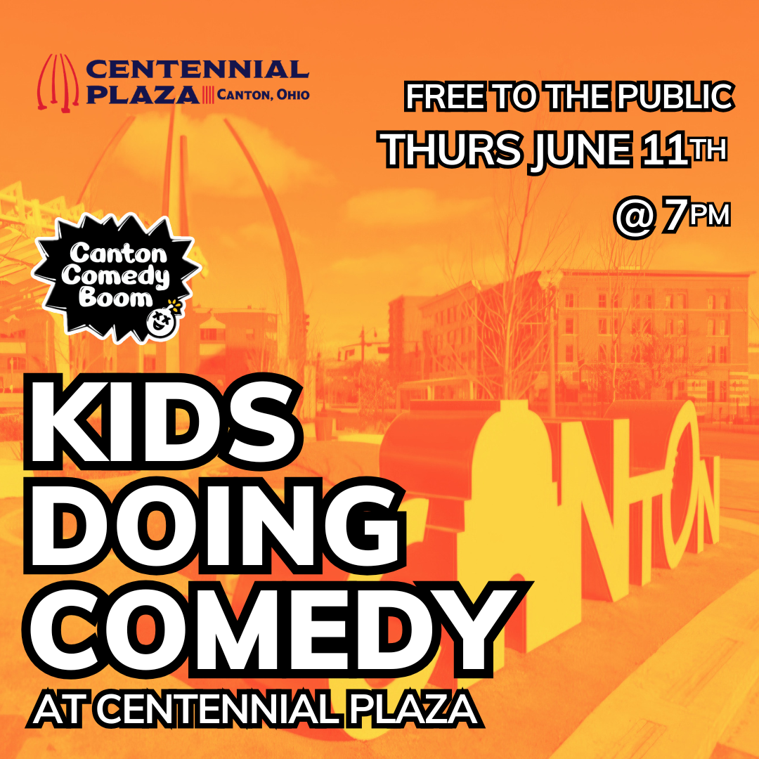 Poster for Kids Doing Comedy at Centennial Plaza