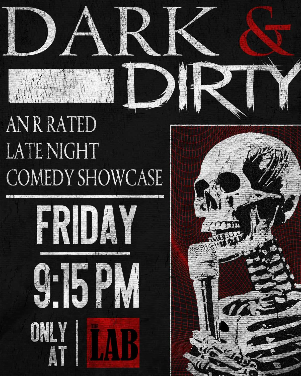 Poster for Dark & Dirty Showcase