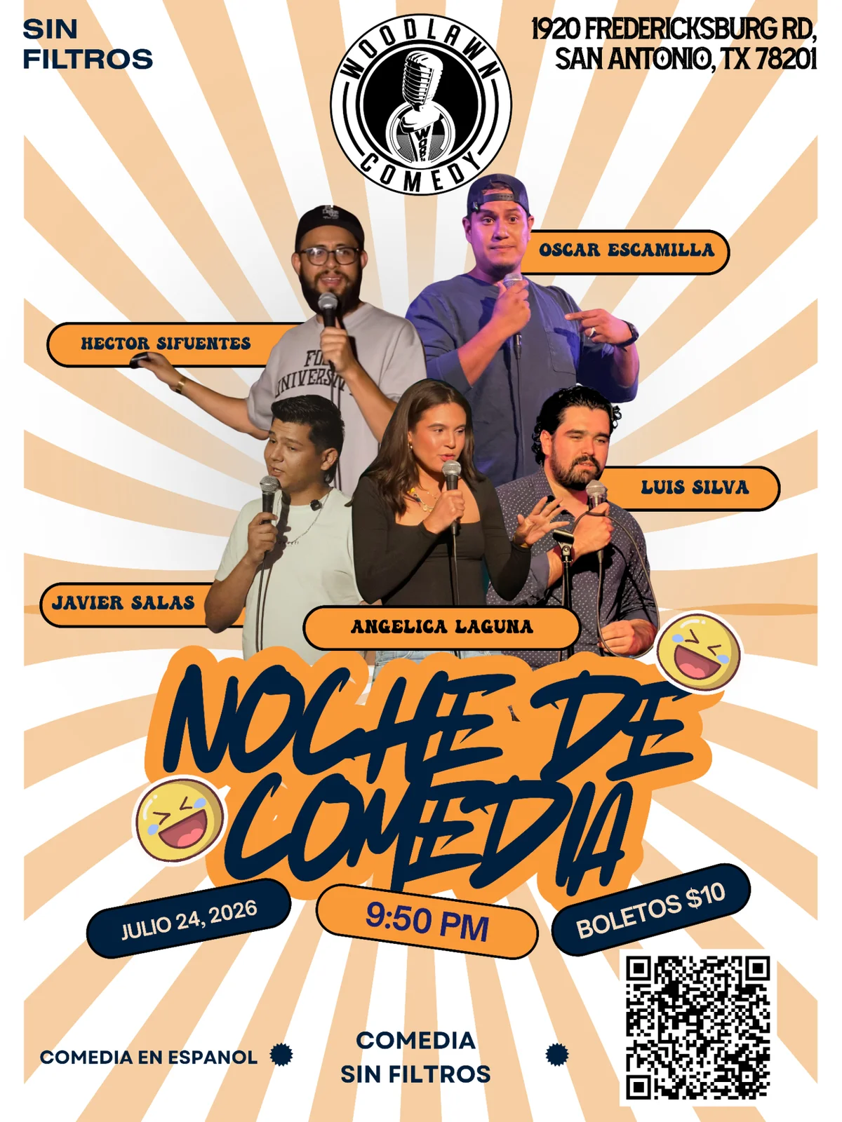 Poster for Noche De Comedia En Woodlawn Comedy