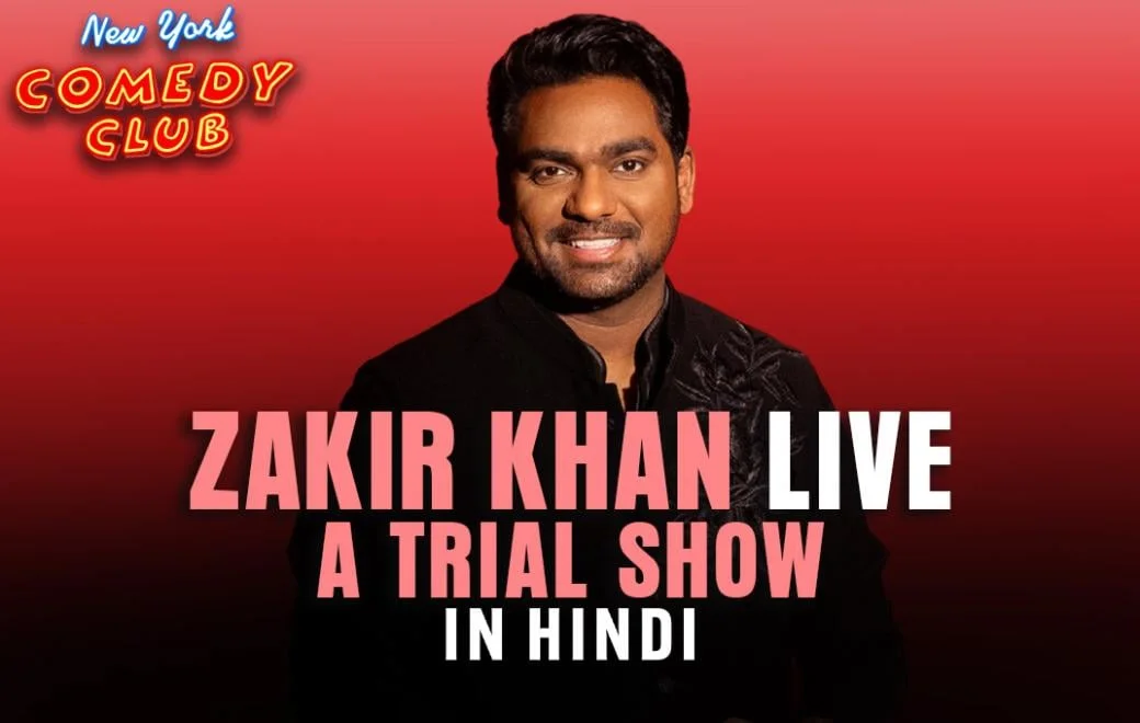 Poster for Zakir Khan Live (A Trial Show) (IN HINDI)