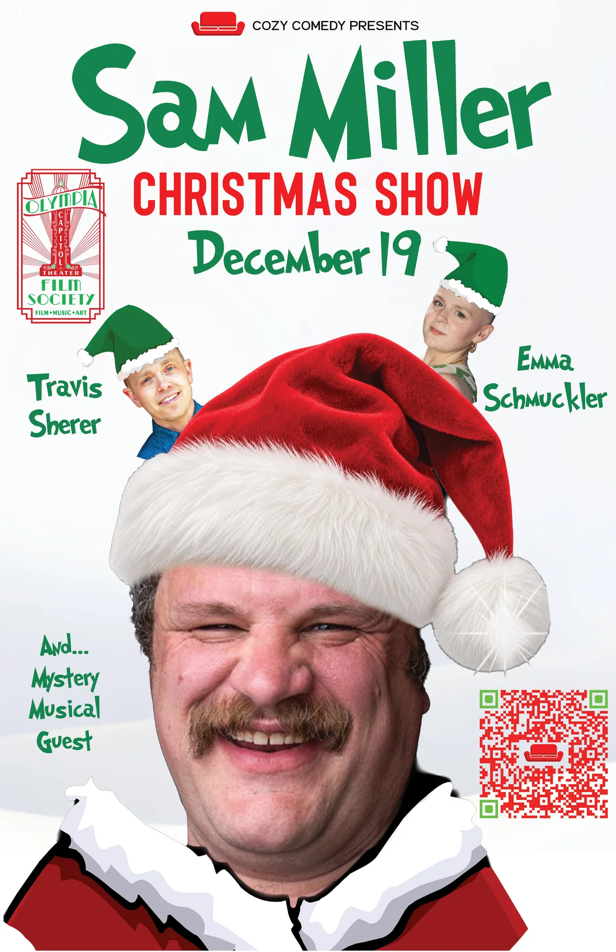 Poster for Sam Miller's 3rd Annual Christmas Show!