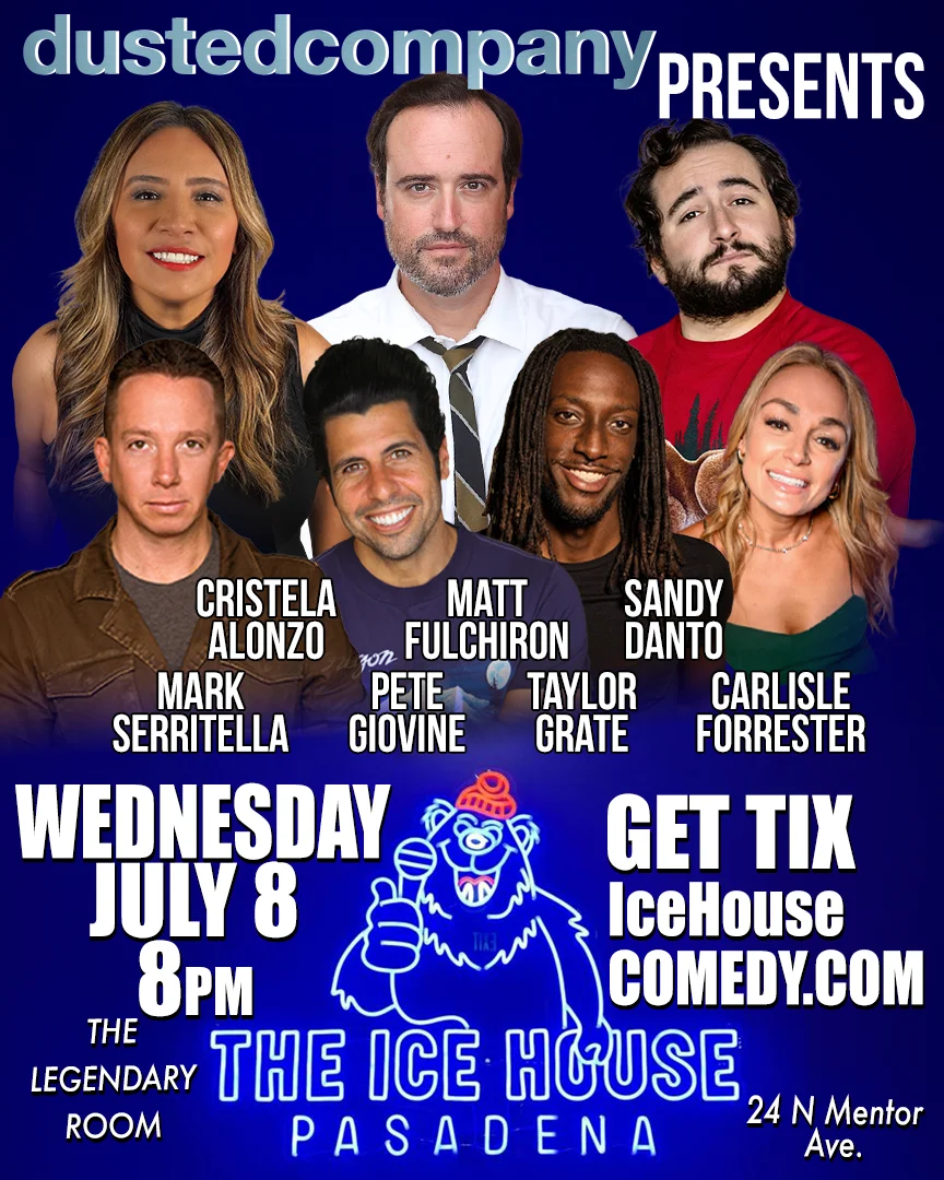 Poster for Cristela Alonzo, Matt Fulchiron, Sandy Danto, more