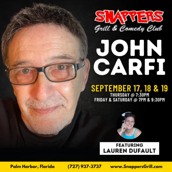 Poster for John Carfi Comedy